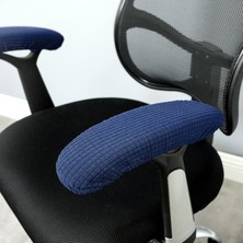 Ofis Oyun Sandalyesi Kolçak Yasalar Yastık Padleri Masa Sandalyesi Kol Kapağı Mavi