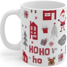 Likya Noel Yılbaşı Ho Ho Ho Merry Christmas Kupa Mug