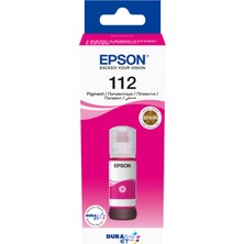 Epson T112 Kırmızı Orjinal Mürekkep / C13T06C34A / L11160 / L15150 / L15160 / L6460 / L6490 / L6+550 / L6570 / M15140 / L15180 / L6580