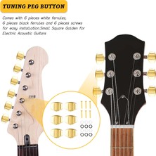 Dolity 6 Parça Gitar Tuning Peg Düğme Tuner Makinesi Başları Çinko Alaşım Altın (Yurt Dışından)