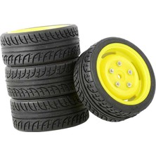 Flower World Rc Araba Lastikleri 1/16 1/12 1/14 Araba Parçaları Araçlar Model Wltoys Sarı Için Değiştirme (Yurt Dışından)