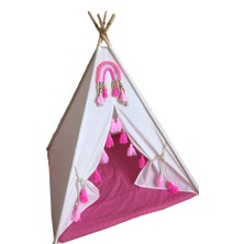 Jolly Tent Pembe Bohem Çocuk Oyun Çadırı