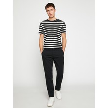 Koton Basic Gabardin Pantolon Slim Fit Düğmeli Cep Detaylı