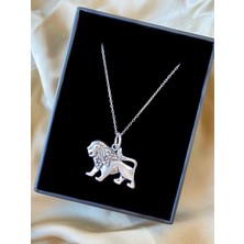 Alâ Silver Jewellery Aslan Unisex 925 Ayar Gümüş Kolye