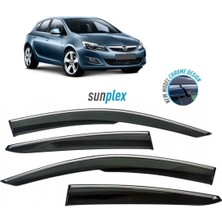 Drs Tuning Opel Astra J 2010-2016 Model Cam Rüzgarlığı Kromlu Sunplex