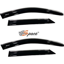 Drs Tuning Krom Cam Rüzgarlığı 1.2mm Fiat Tempra 4'lü / CARU434