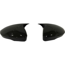 Drs Tuning Octavıa  Mk2 2009-2013 Içın Uyumlu Yarasa Ayna Kapagı Pıano Black