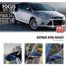 Drs Tuning Ford Focus 3-3,5 (2011-2018) Hb Batman Ayna Kapağı (Parlak Siyah)