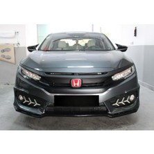 Drs Tuning Civic Fc5 Batman Yarasa Ayna Kapağı Piano Black / 2016-2021