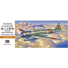 Hasegawa A7 00137 1/72 Nakajima B5N2 (Kate) Savaş Uçağı Demonte Plastik Maketi