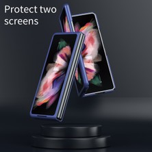 Cool-M Samsung Galaxy Z Fold 3 Için Telefon Kılıfı - Mor (Yurt Dışından)