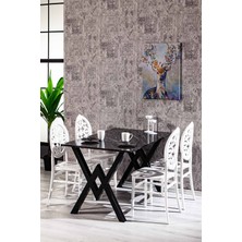 Matrix Wega Bendir / Venüs Mutfak Masa Takımı - Beyaz