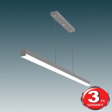 Hegza Lighting Magro 100CM - Ledli Sarkıt Lineer Modern LED Avize, Salon, Mutfak, Masa Üstü Avize