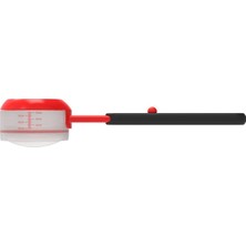 Dolity Pişirme Aracı Ev Kırmızı Pişirme Için Ölçek ile Ayarlanabilir Ölçüm Kaşığı (Yurt Dışından)