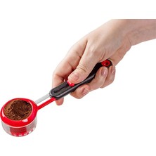 Dolity Pişirme Aracı Ev Kırmızı Pişirme Için Ölçek ile Ayarlanabilir Ölçüm Kaşığı (Yurt Dışından)