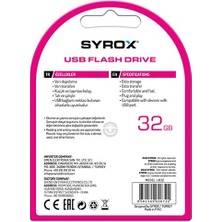 Syrox 32 GB Lock Desing USB Bellek LK32