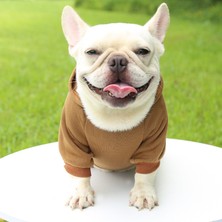 Shun Shop Köpek Giysileri Kış Evcil Hayvan Kapüşonlu Bulldog Chihuahua Giyim Evcil Hayvan Malzemeleri (Yurt Dışından)