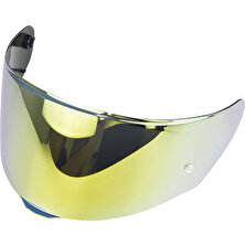 Sharplace Motosiklet Vizör Rüzgar Lens Tam Yüz FF-353 Altın Için Anti Toz (Yurt Dışından)