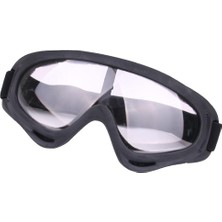 Sharplace Motosiklet Goggles Geniş - Kazık Etki Kanıtı Şeffaf (Yurt Dışından)