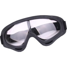 Sharplace Motosiklet Goggles Geniş - Kazık Etki Kanıtı Şeffaf (Yurt Dışından)