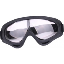 Sharplace Motosiklet Goggles Geniş - Kazık Etki Kanıtı Şeffaf (Yurt Dışından)