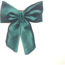 Tedz Collection Mordino Yeşil Kadife Fiyonk Saç Tokası