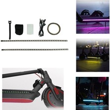 M365 M365 Pro Elektrikli Scooter Için Dekoratif Alt Rgb LED Işık