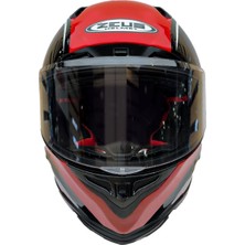 Zeus Kask ZS-1800B Gloss Carbon Am9 Red