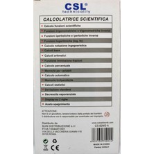 CSL Hesap Makinası-Csl 240 Fonksiyolu Bilimsel Hesap Makinası