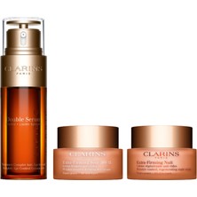 Clarins Extra-Firming + Double Serum Beauty Routine Set