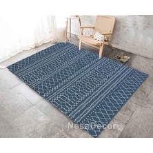 Nesa Decor Iskandinav Minimal Ev Dekoru Halısı Oda Halısı Salon Halısı ve Koridor Modern Çizgisel Halı Moroccan Halı