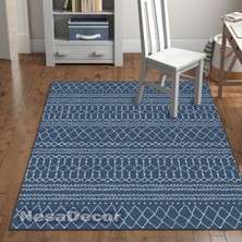 Nesa Decor Iskandinav Minimal Ev Dekoru Halısı Oda Halısı Salon Halısı ve Koridor Modern Çizgisel Halı Moroccan Halı
