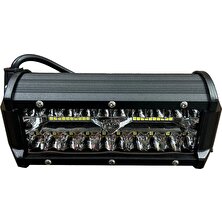 Oscar Beyaz LED Off Road Çift Sıra Sis Farı Çalışma Lambası 40 LED 12-30V 40W