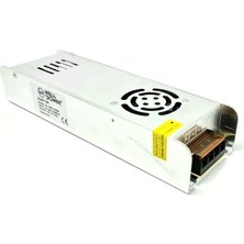 Wellpower WPS-1230 M 12 Volt 30 Amper Slim Adaptör Metal Kasa 12V 30A Fanlı Adaptör
