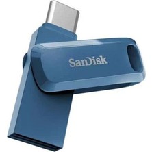 Sandisk Ultra Dual Drive Go 128GB Type-C USB 3.1 Flash Bellek SDDDC3-128G-G46NB Navy Blue