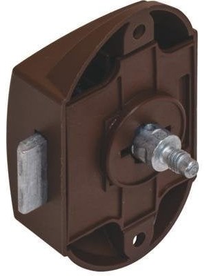 Hafele Basmalı Sürgü Kilit 25MM, Kahve Renk