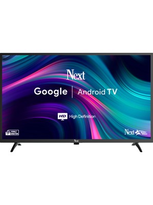 Next YE-32020GG4 32" 82 Ekran HD Android TV Düz Ekran 1366x768 Çözünürlük ile Mükemmel Görüntü Kalitesi