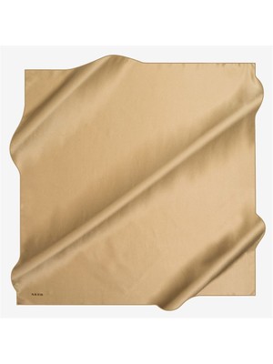 Aker Düz Renk Taşlanmış İpek Krep Saten Eşarp 7747758-364