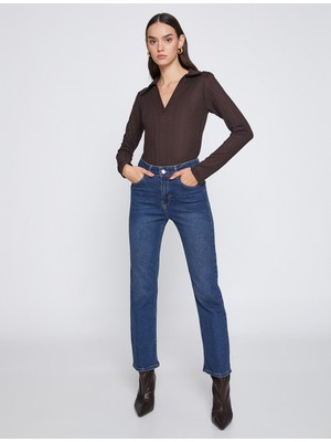 Koton Ispanyol Paça Kot Pantolon - Victoria Crop Jean