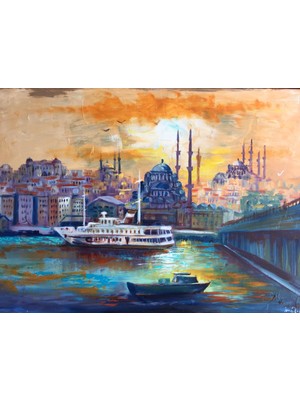 Asmin Sanat Evi Yağlı Boya Tablo 40 x 55 cm