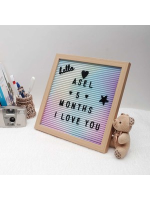 Patladı Gitti Değiştirilebilir Yazı Panosu Mesaj Tahtası - 121 Harf Karakterli