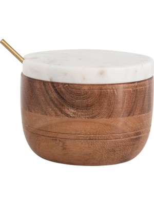 Warm Design Mermer & Ahşap Kaplı Kase