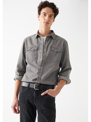 Mavi Erkek Siyah Deri Kemer 0910386-900