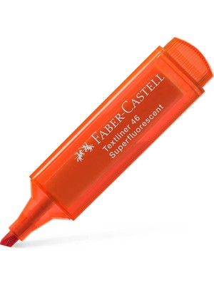 Faber-Castell Şeffaf Gövde Fosforlu Kalem Turuncu 1546