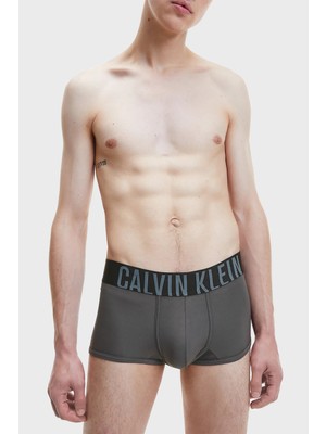 Calvin Klein Logolu Elastik Bel Bantlı Düşük Bel 2 Pack Erkek Boxer 000NB2599A 6hh