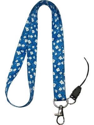 Stormistoretr Zambak Çiçeği Desenli Boyun İpi Kadınlar İçin 1 Adet 42 cm Uzunlukta