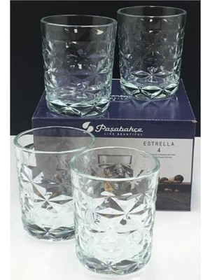Paşabahçe 520514 Estrella Viski Bardak 4'lü