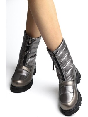 Pierre Cardin PC-52168 Kadın Bot Platin 36-40