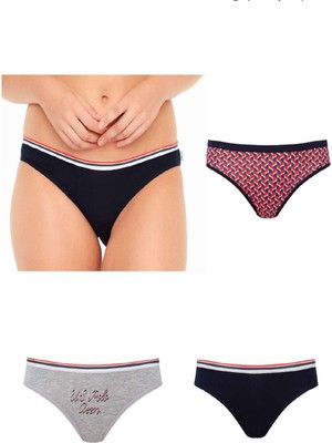 U.S. Polo Assn. 66315 3'lü Slip-Mix