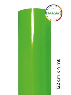 Ecce Parlak Yeşil Yapışkanlı Folyo  122 cm  x 4 mt